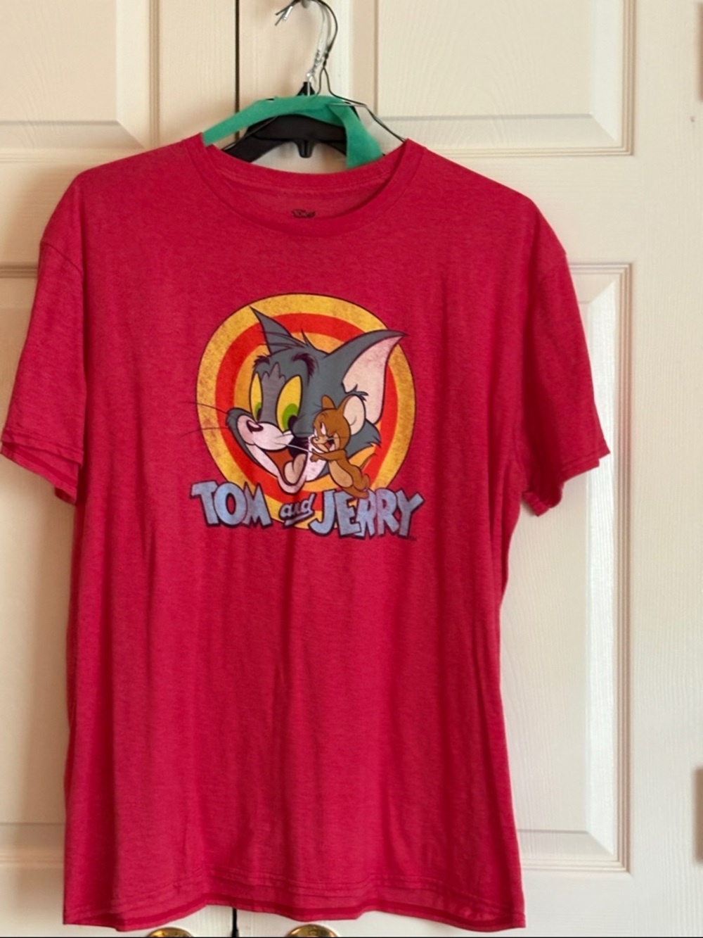 Tom and Jerry Kids' Red Graphic Tee XL